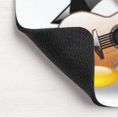 Acoustic Guitar Tux (Linux Tux) Muismat (Hoek)
