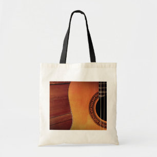 Acoustic Guitar wooden muziekinstrument Tote Bag