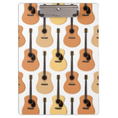 Acoustic Guitars Pattern Klembord (Voorkant)