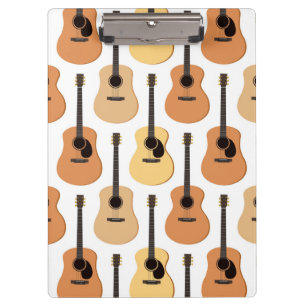 Acoustic Guitars Pattern Klembord