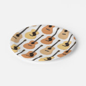 Acoustic Guitars Pattern Papieren Bordje (Gekanteld)