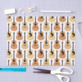Acoustic Guitars Pattern Tissuepapier (Craft)