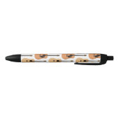 Acoustic Guitars Pattern Zwarte Inkt Pen (Bodem)