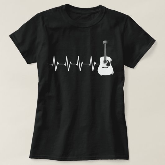 Acoustic Guitarver Art T-shirt (Design voorkant)