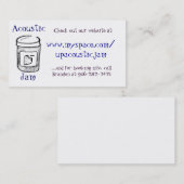 Acoustic Jam Business-kaarten Visitekaartje (Voorkant / Achterkant)