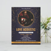Acoustic Music Party Flyer Sjabloon (Staand voorkant)