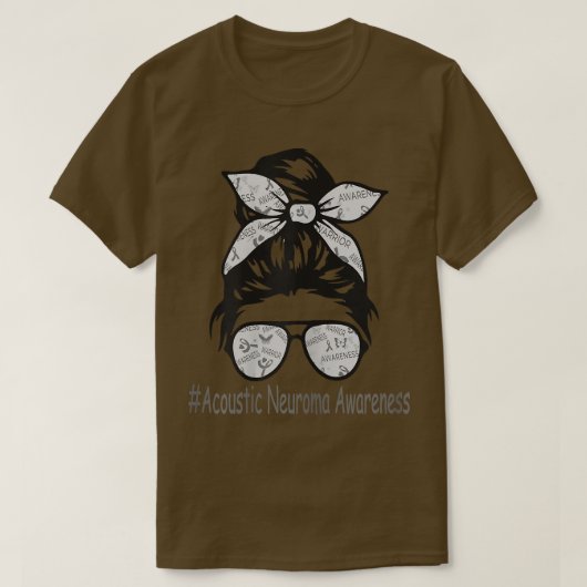 Acoustic Neuroma awareness Bun T-shirt (Design voorkant)