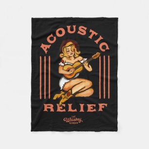 Acoustic Relief Schattige Tropical Guitar Music Ta Fleece Deken