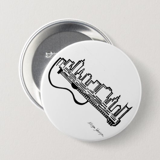 Acoustic Skyline Button (Voorkant /achterkant)