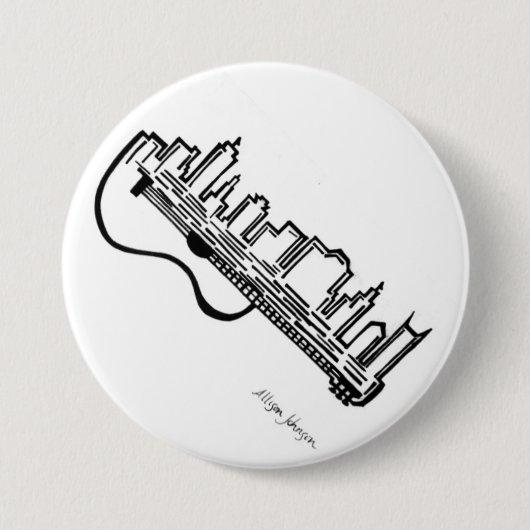 Acoustic Skyline Button (Voorkant)
