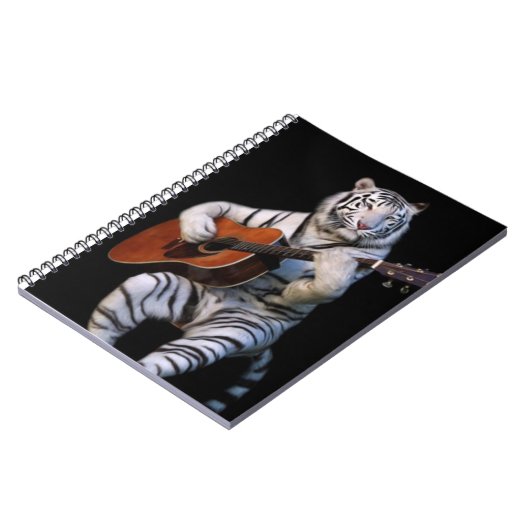 Acoustic Tiger Study – Aesthetic Notebook Notitieboek (Linkerzijde)