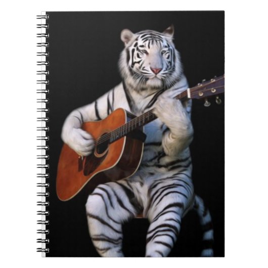 Acoustic Tiger Study – Aesthetic Notebook Notitieboek (Voorkant)