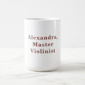 Acoustic Violin Koffiemok (Center)