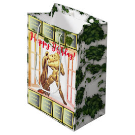 Acquarius - Happy Birthday Medium Gift Bag Medium Cadeauzakje
