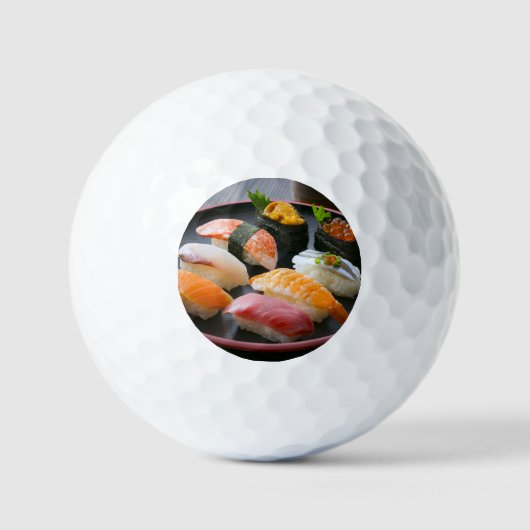 acquer Luxury – Elegant Sushi Golf Ball Golfballen (Voorkant)