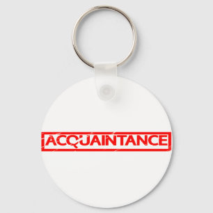 Acquintance Stamp Sleutelhanger