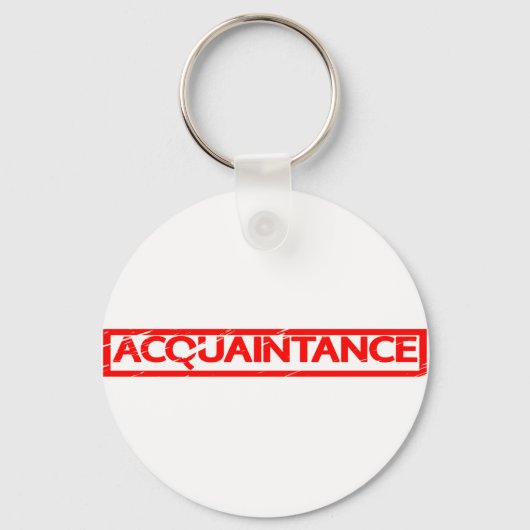 Acquintance Stamp Sleutelhanger (Voorkant)