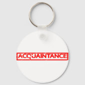 Acquintance Stamp Sleutelhanger (Achterkant)