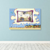 Acracknophobia | Absurde Woordspeling Humor 24x16 Canvas Afdruk (Insitu (Houten vloer))