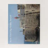 Acre oude stadsmuren, Israël Legpuzzel (Verticaal)