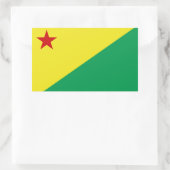 Acre staat rechthoekige sticker (Tas)