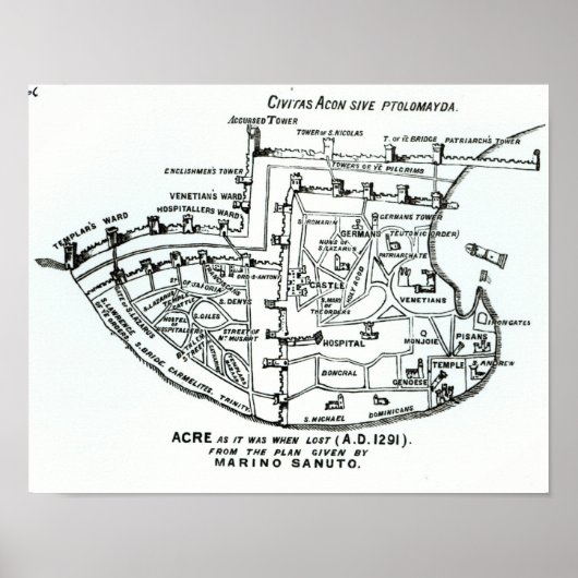 Acre zoals het was toen het verloren was poster (Voorkant)