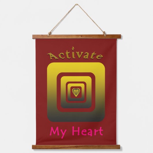 Acrílica Activate My Heart Hangend Wandkleed (Voorkant)