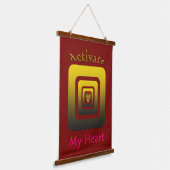 Acrílica Activate My Heart Hangend Wandkleed (Gebogen)