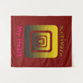 Acrílica Activate My Heart Wandkleed (Voorkant (horizontaal))