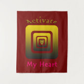 Acrílica Activate My Heart Wandkleed (Voorkant)