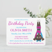 Acro Acrobat Dance Thema Verjaardagsfeest Kaart (Staand voorkant)