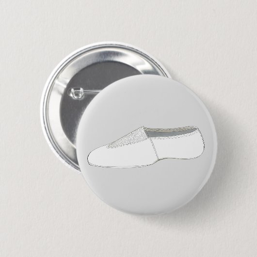 Acro acrobatiek gymnast dans schoen verjaardagsfee ronde button 5,7 cm (Voorkant /achterkant)