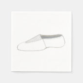 Acro acrobatiek gymnast dans schoen verjaardagsfee servet (Voorkant)