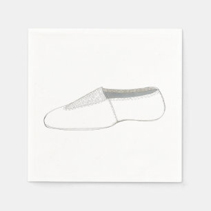 Acro acrobatiek gymnast dans schoen verjaardagsfee servet