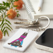 Acro-acrobatiek turnster trommelende acrobaat dans sleutelhanger (Voorkant Rechts)