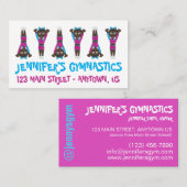 Acro Gymnastics Gym Dance School Studio Visitekaartje (Voorkant / Achterkant)
