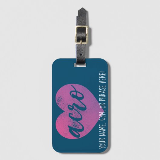 Acro Love Bagagelabel (Voorkant (verticaal))