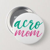 Acro mam-knop ronde button 7,6 cm (Voorkant /achterkant)