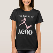 Acro Yoga Lovers Gift for parples, Acrobat gym  T-shirt (Voorkant)