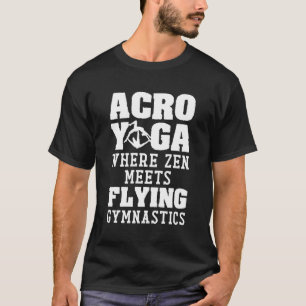 Acro Yoga Oefening Gymnastische acrobatiek Tumblin T-shirt