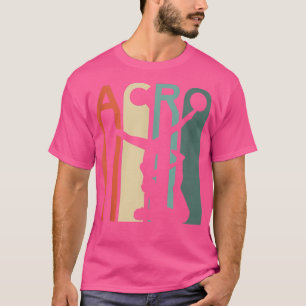 Acro Yoga Retro Yoga Couple Hot Gymnastiek T-shirt