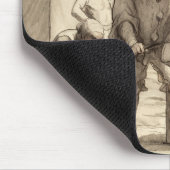 Acrobaat op de beurs c.1865-69 muismat (Hoek)
