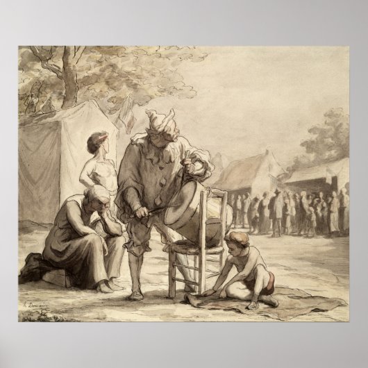 Acrobaat op de beurs c.1865-69 poster (Voorkant)