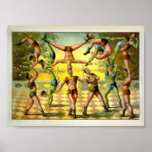 Acrobat 1891  Circus Poster (Voorkant)