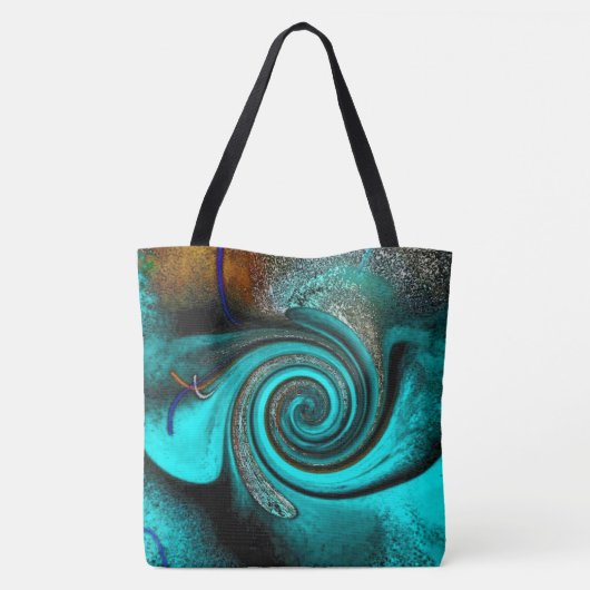 "Acrobat Aquatics" (grote) Canvas tas (Achterkant)