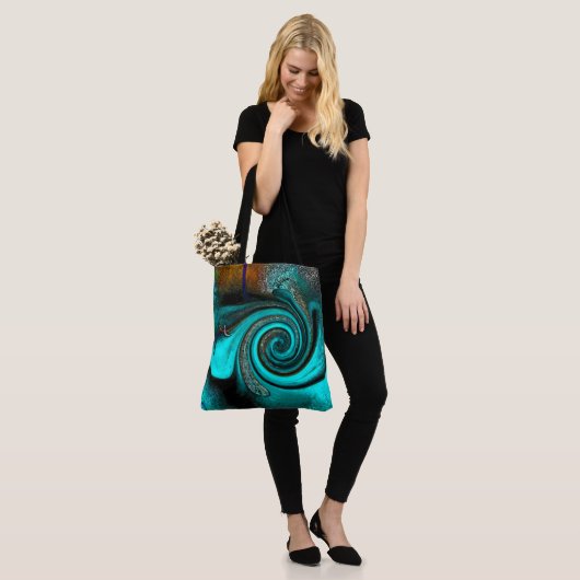 "Acrobat Aquatics" (grote) Canvas tas (Op model)