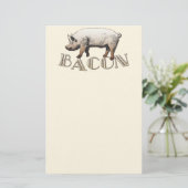 Acrobat BACON Pig Briefpapier (Staand voorkant)