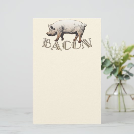 Acrobat BACON Pig Briefpapier (Staand voorkant)