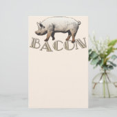 Acrobat BACON Pig Briefpapier (Staand voorkant)