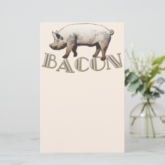 Acrobat BACON Pig Briefpapier (Staand voorkant)